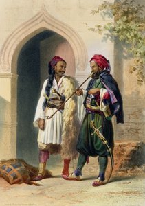 Arnaout og Osmanli Soldiers in Alexandria, illustration fra 